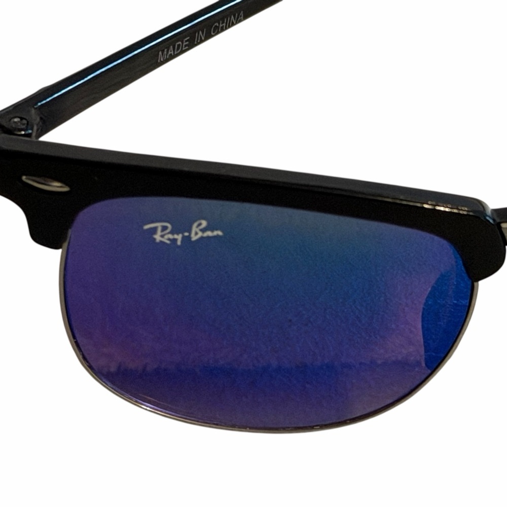 Ray-Ban Sunglasses & Black Leather Velvet Lined Case - Picture 2 of 15